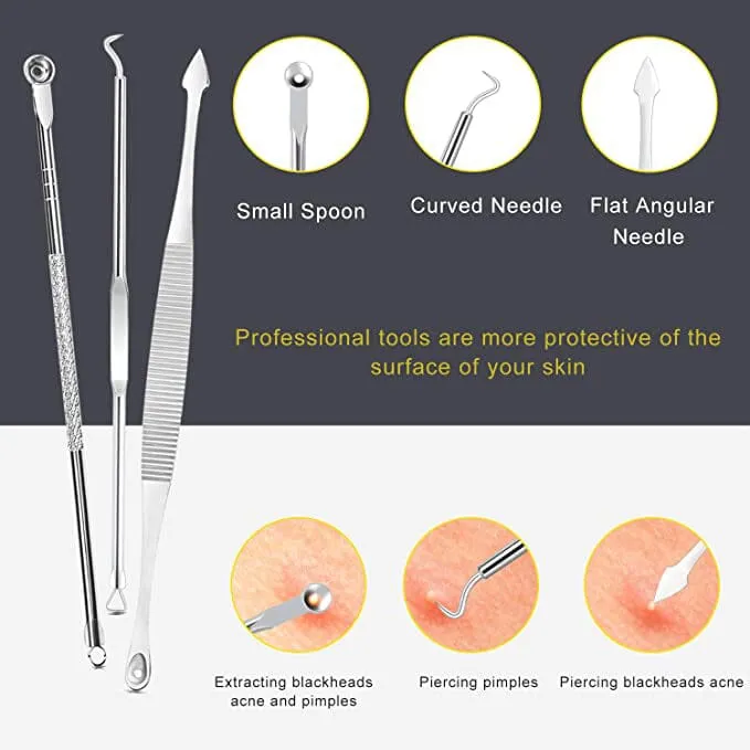 10-Piece: Blackhead Remover Tool