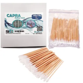 1000PCs 3" Inch Long Cotton Swabs with Bamboo Wooden Handles Cotton Tipped Applicator by VASTMED | Ideal for Application of Medication, Cleaning Skin, Arts and Crafts Remover Tool