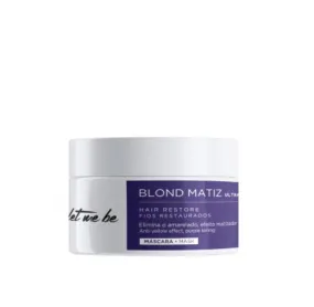 Anti Yellow Ultra Blue B-Deep Hair Mask  Blond Matiz Platinum Tinting Mask 250ml - ProSalon