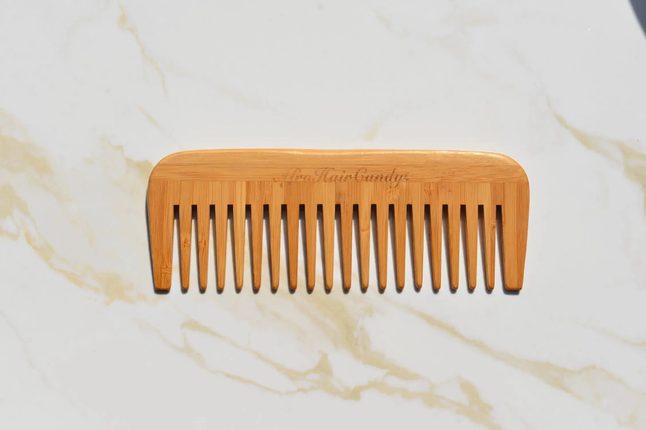 Bamboo Wide Tooth Comb