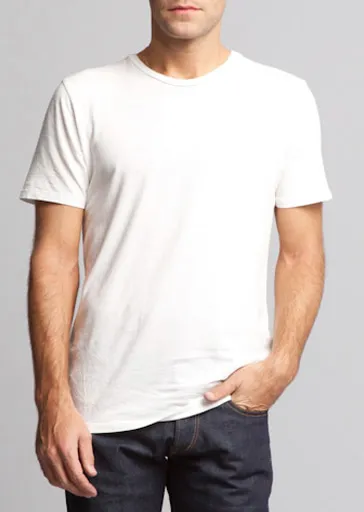 Brooklyn Denim Co. Organic Cotton Tee  - White