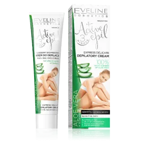 EVELINE DEPILATORY CREAM ACTIVE EPIL ALOE VERA SENSITIVE 125ML