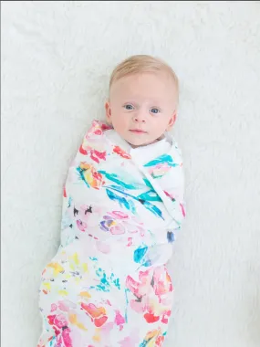 Flora Swaddle Blanket