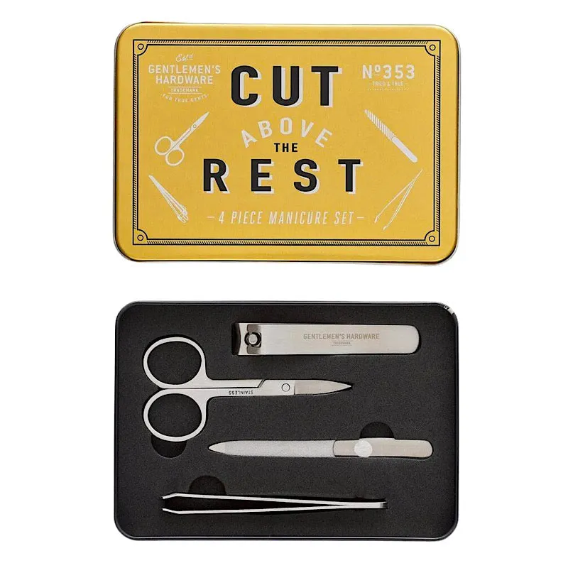 Gentleman's Hardware Manicure Set in a Tin