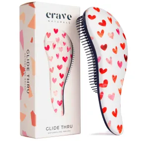 Glide Thru Detangling Hair Brush For Adults & Kids Hair - Detangler Brush