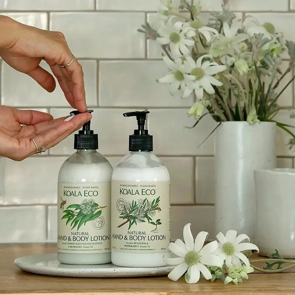 Koala Eco Natural Hand & Body Lotion - Lemon Scented Eucalyptus & Rosemary