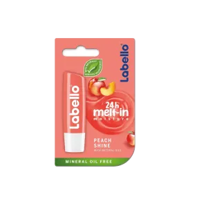 Labello Lip Balm Moisturising Lip Care Peach Shine 4.8g