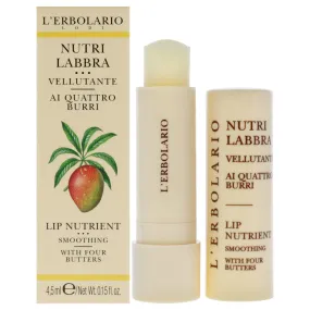 Lip Nutrient - Four Butters by LErbolario for Unisex - 0.15 oz Lip Balm