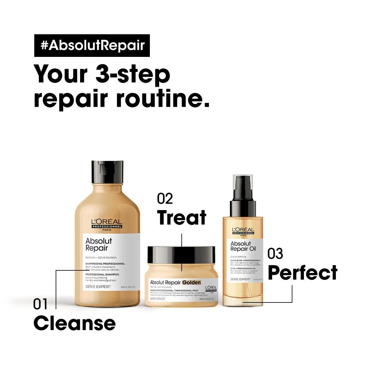 L'Oreal Professional Serie Expert Absolut Repair Shampoo 300ml