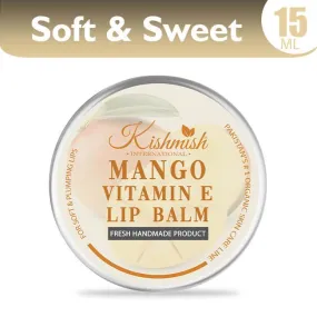 Mango Vitamin E Lip Balm Moisturize & Soften your Lips with a Summer Treat!