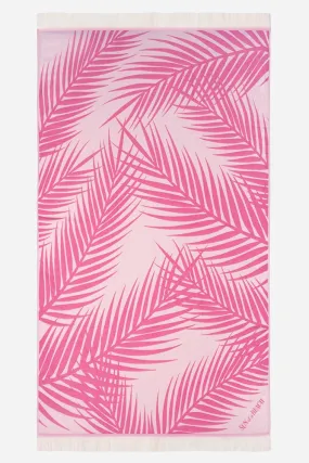 Palm Springs Bubblegum | Feather Beach Towel