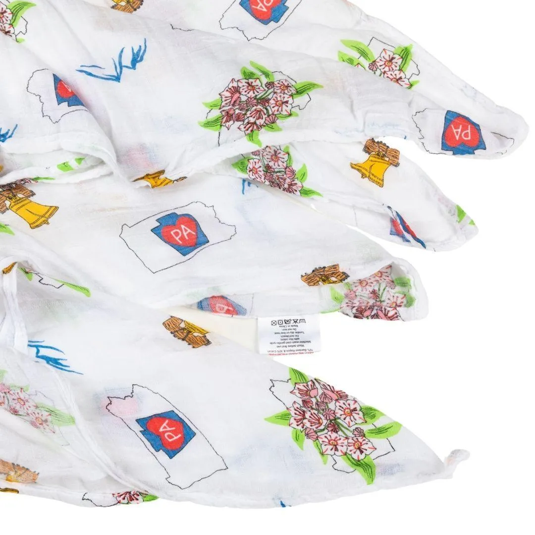 Pennsylvania Baby Muslin Swaddle Receiving Blanket