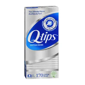 Q-Tips Flexible Cotton Swabs 170 each By Q-Tips