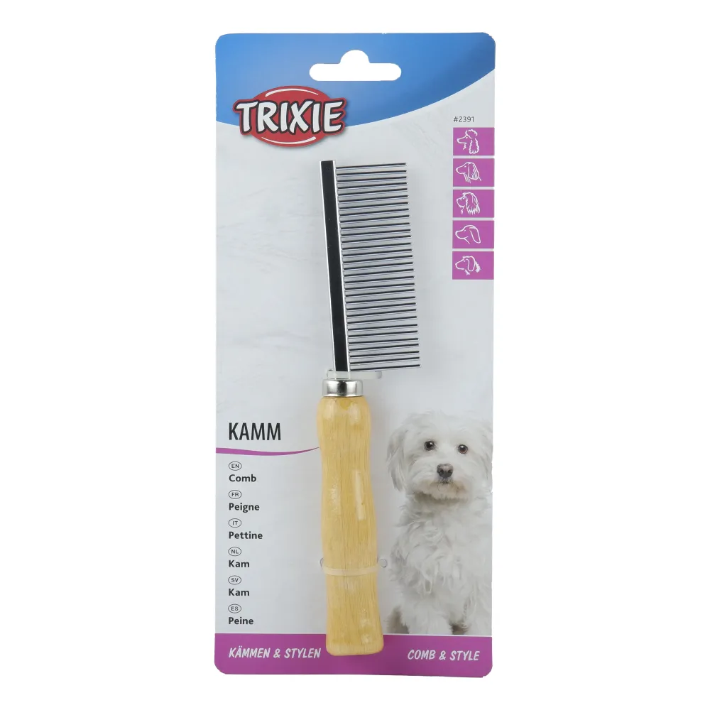 Trixie Medium Teeth Flea Comb for Dogs and Cats