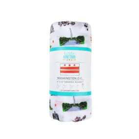 Washington DC Baby Muslin Swaddle Receiving Blanket